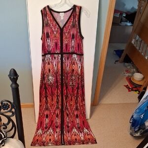 Chico's Vibrant Sleeveless Maxi Dress